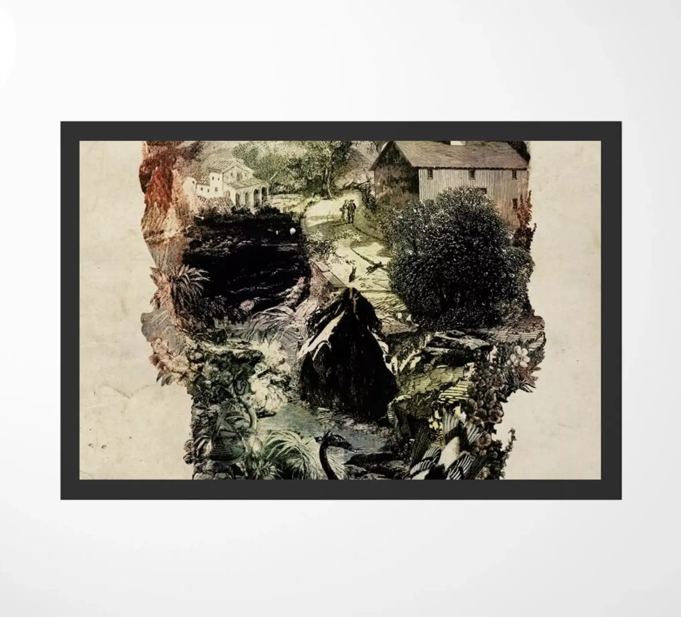 Skull Town deurmat van Ali Gulec
