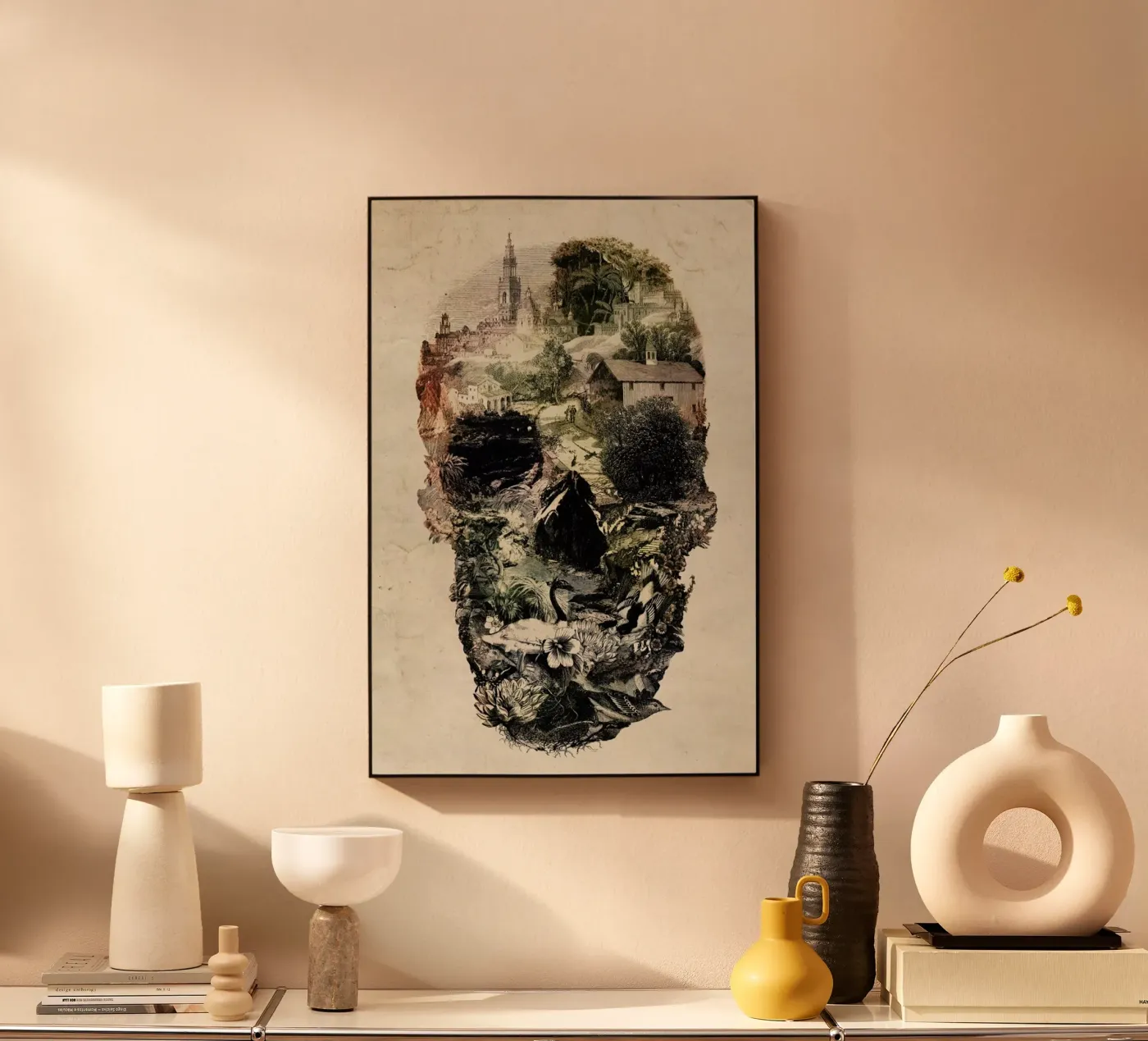 Skull Town plexiglas de Ali Gulec