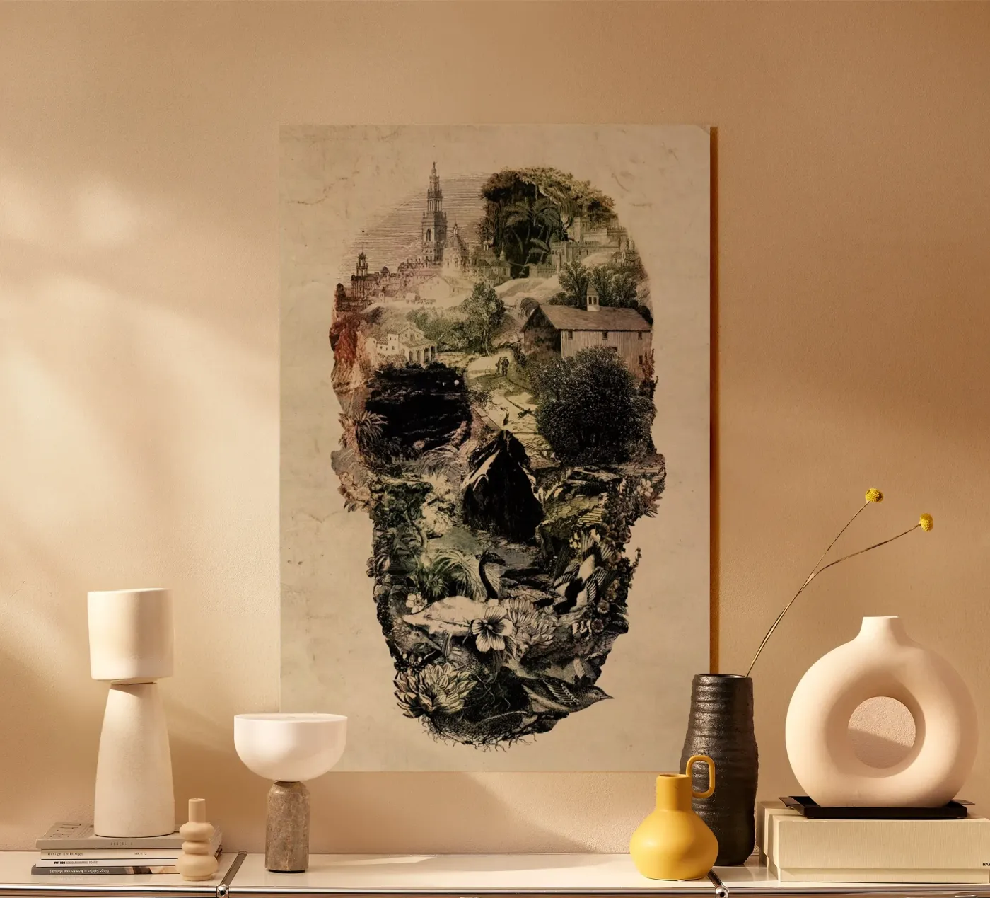 Skull Town plexiglas de Ali Gulec