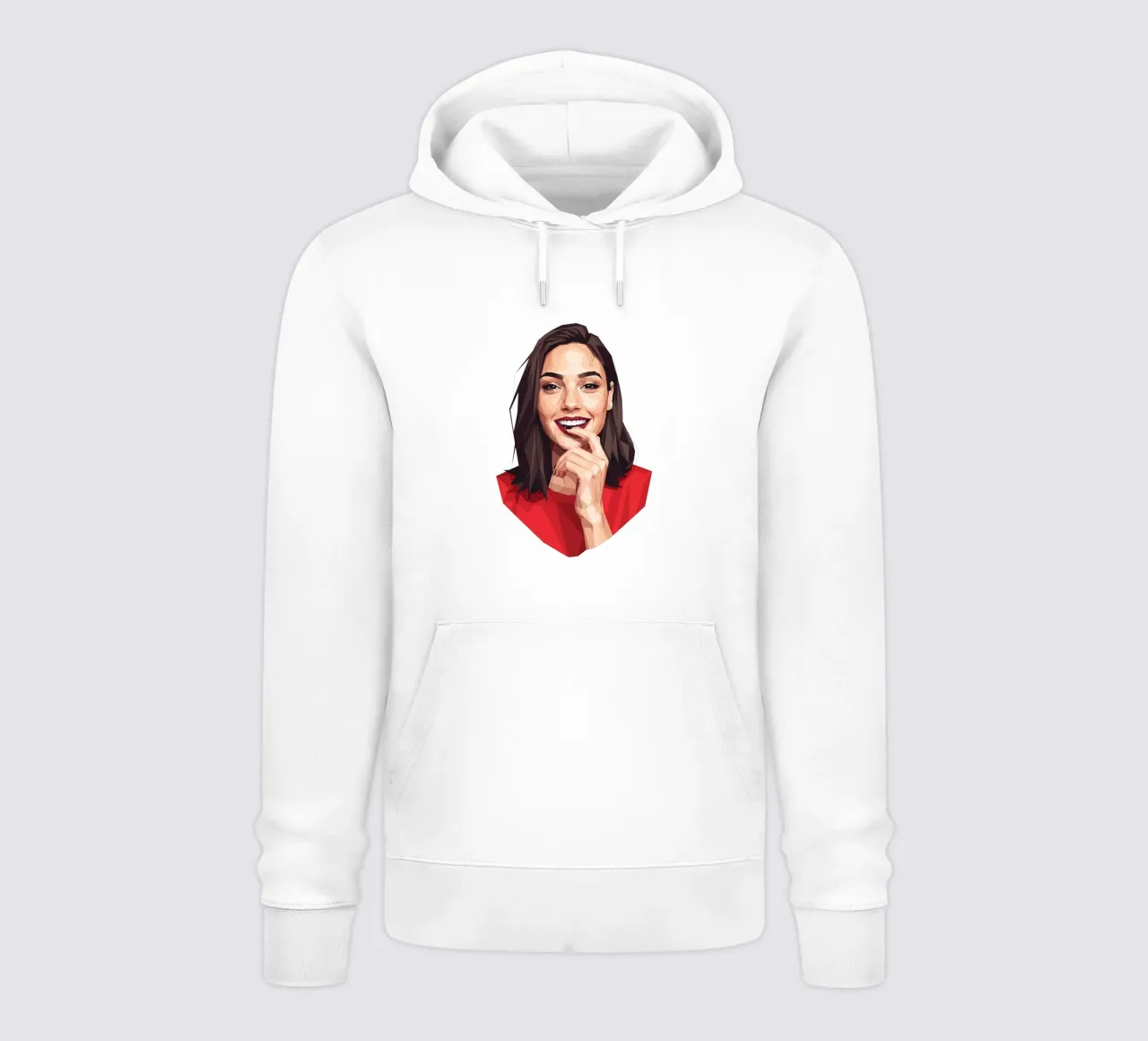 Gal gadot Lowpoly felpa con cappuccio da Low Profile