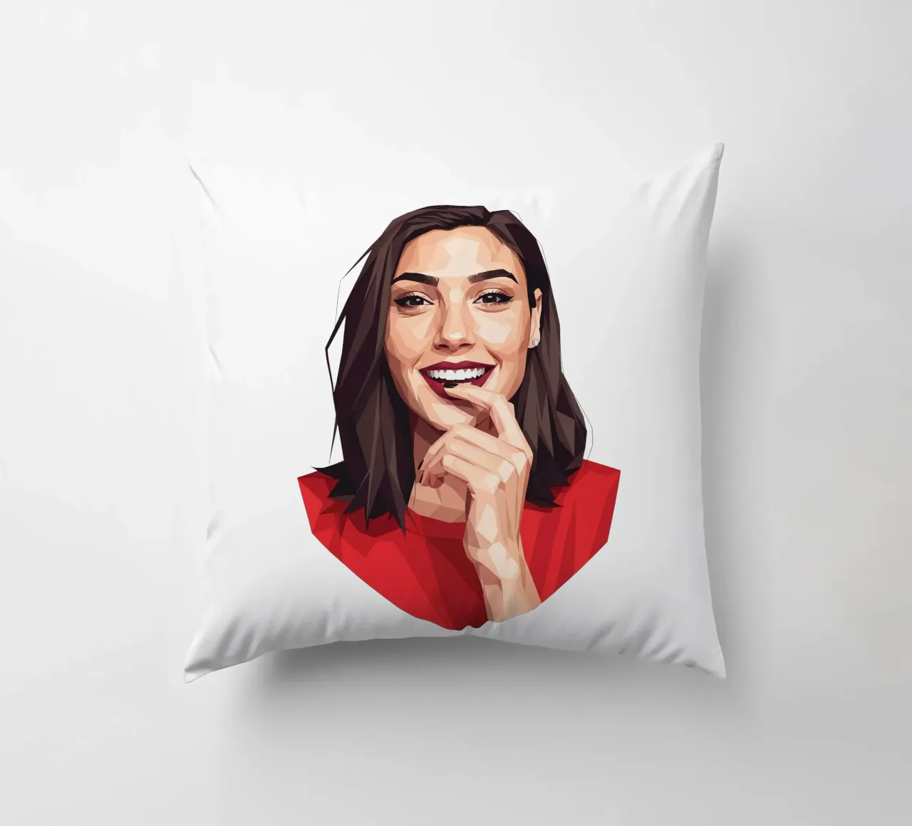 Gal gadot Lowpoly cuscino da Low Profile
