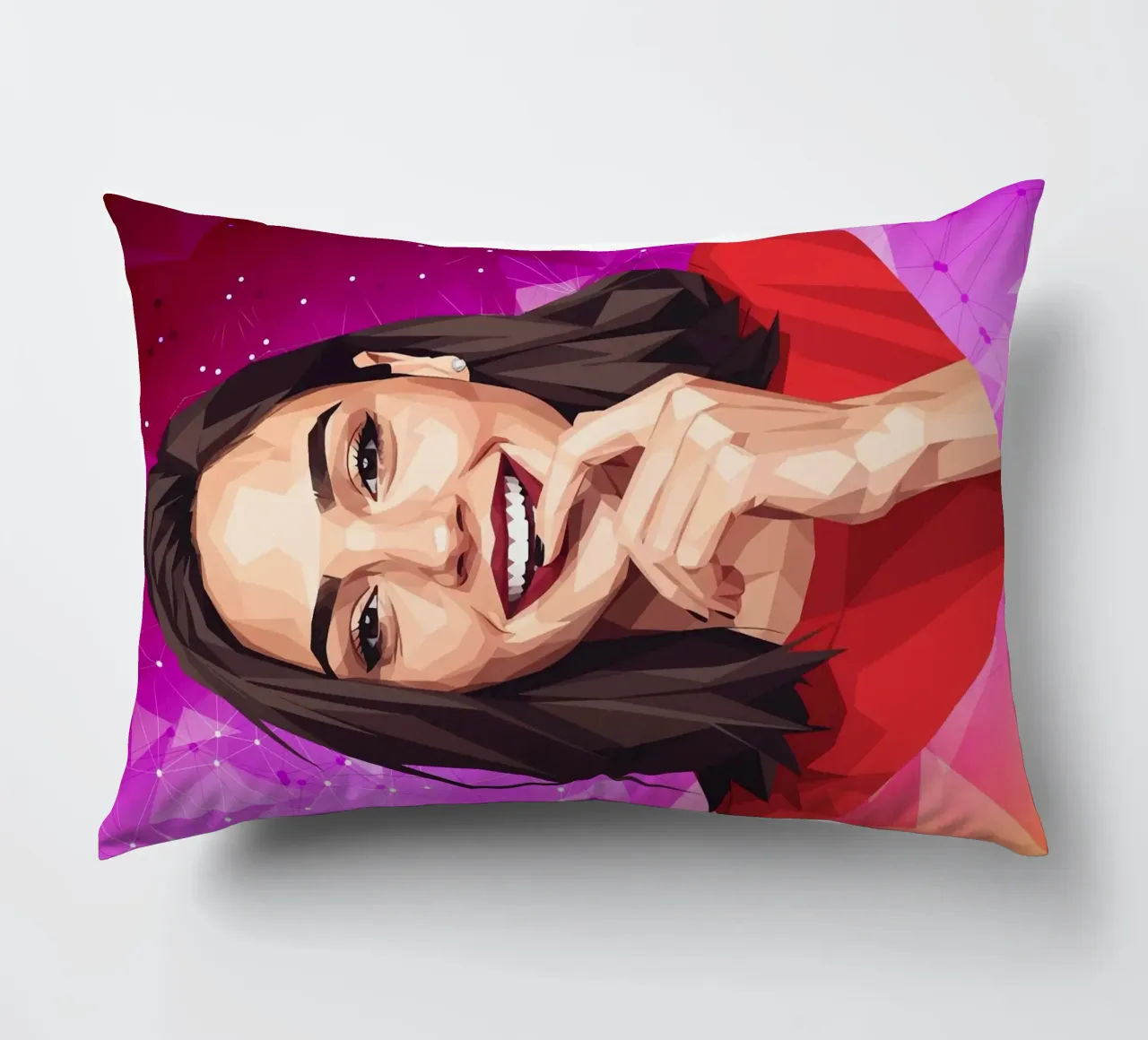 Gal gadot Lowpoly cuscino da Low Profile
