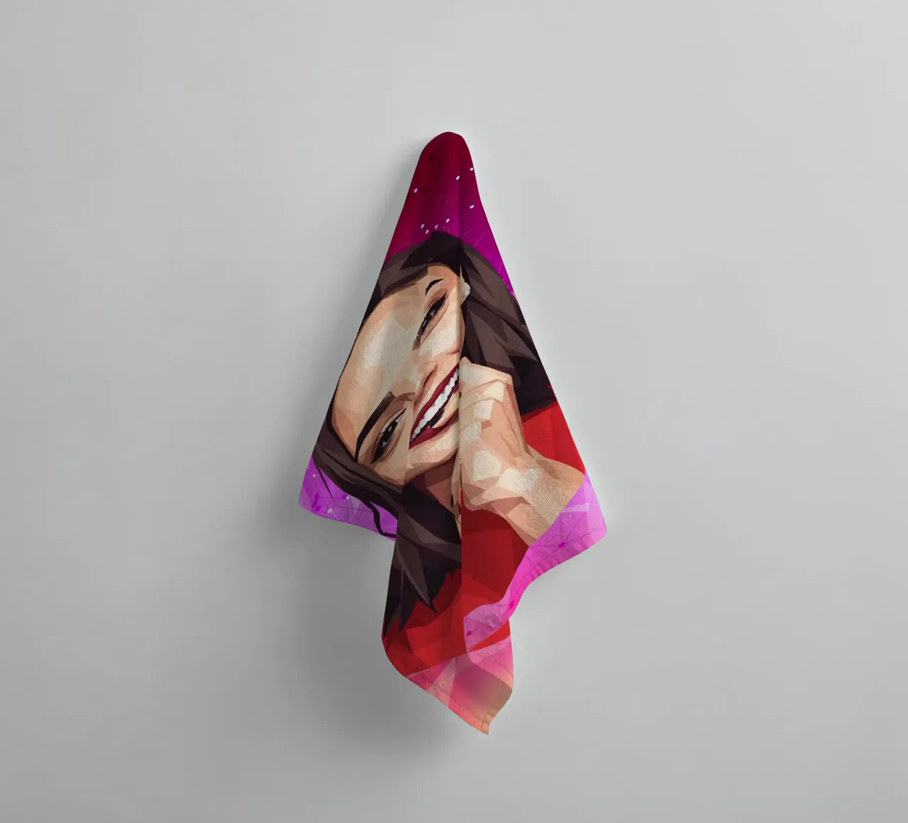 Gal gadot Lowpoly asciugamano da bagno da Low Profile