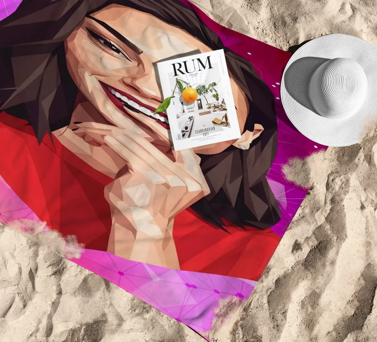 Gal gadot Lowpoly telo mare da Low Profile