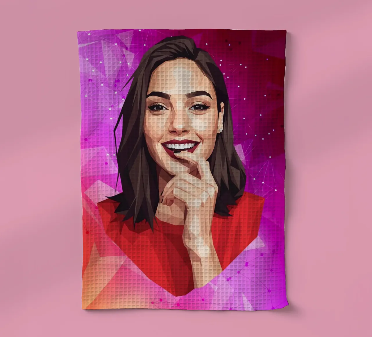 Gal gadot Lowpoly canovaccio da cucina da Low Profile