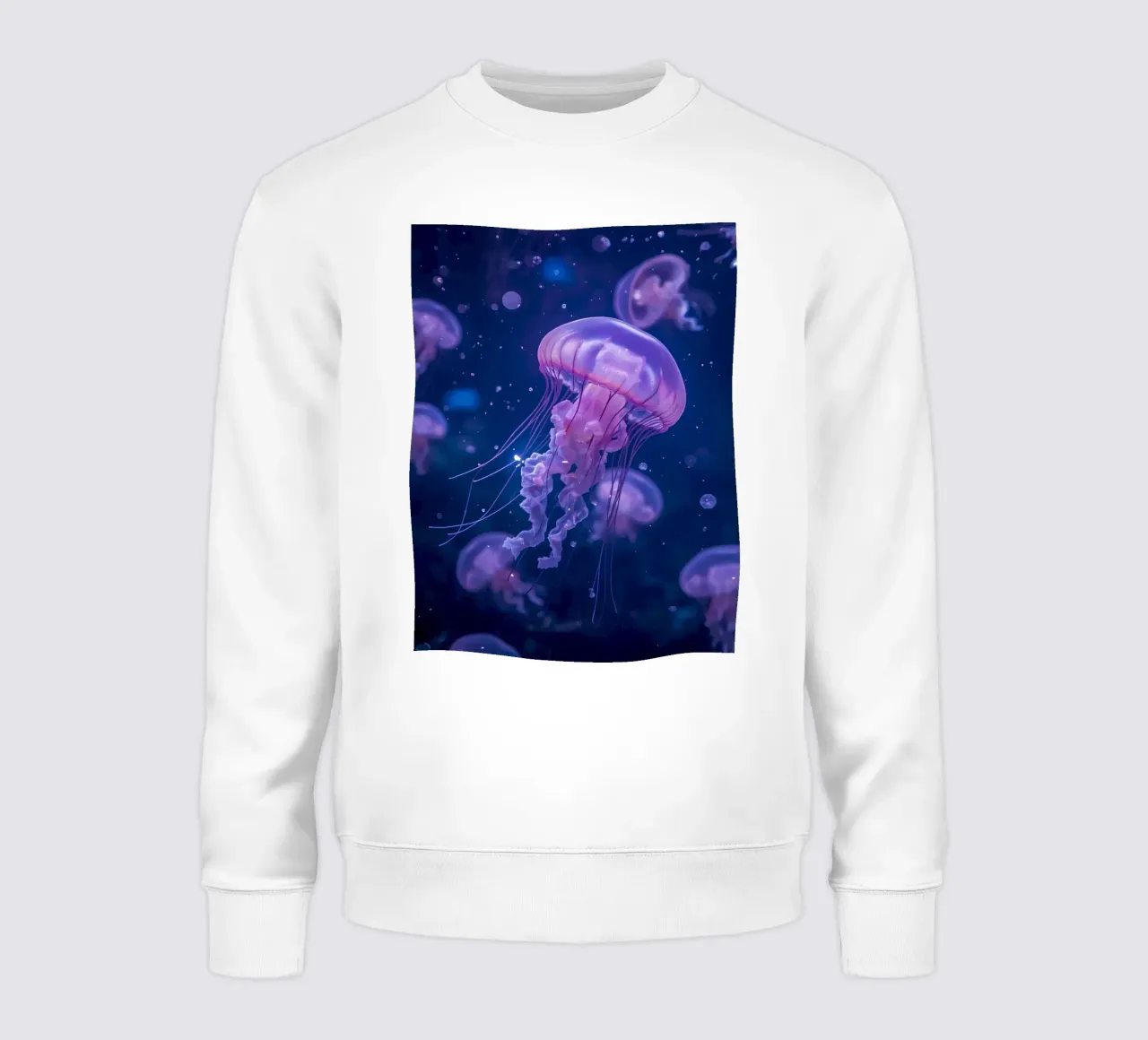 Meduse in acque profonde e blu felpa da DesignDoodle