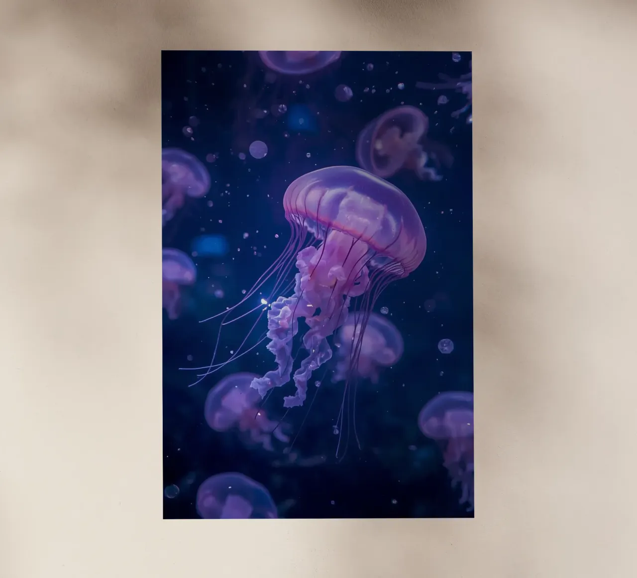 Meduse in acque profonde e blu pellicola backlit da DesignDoodle