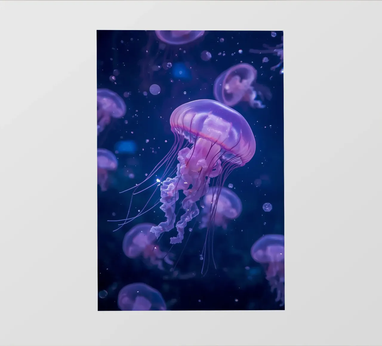 Meduse in acque profonde e blu pellicola backlit da DesignDoodle
