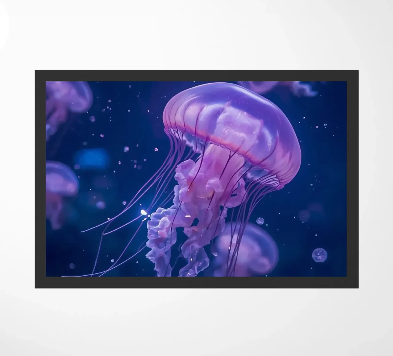 Meduse in acque profonde e blu zerbino da DesignDoodle