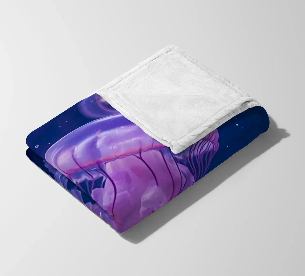 Meduse in acque profonde e blu coperta in pile da DesignDoodle