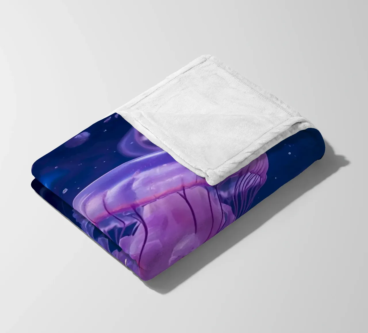 Meduse in acque profonde e blu coperta in pile da DesignDoodle