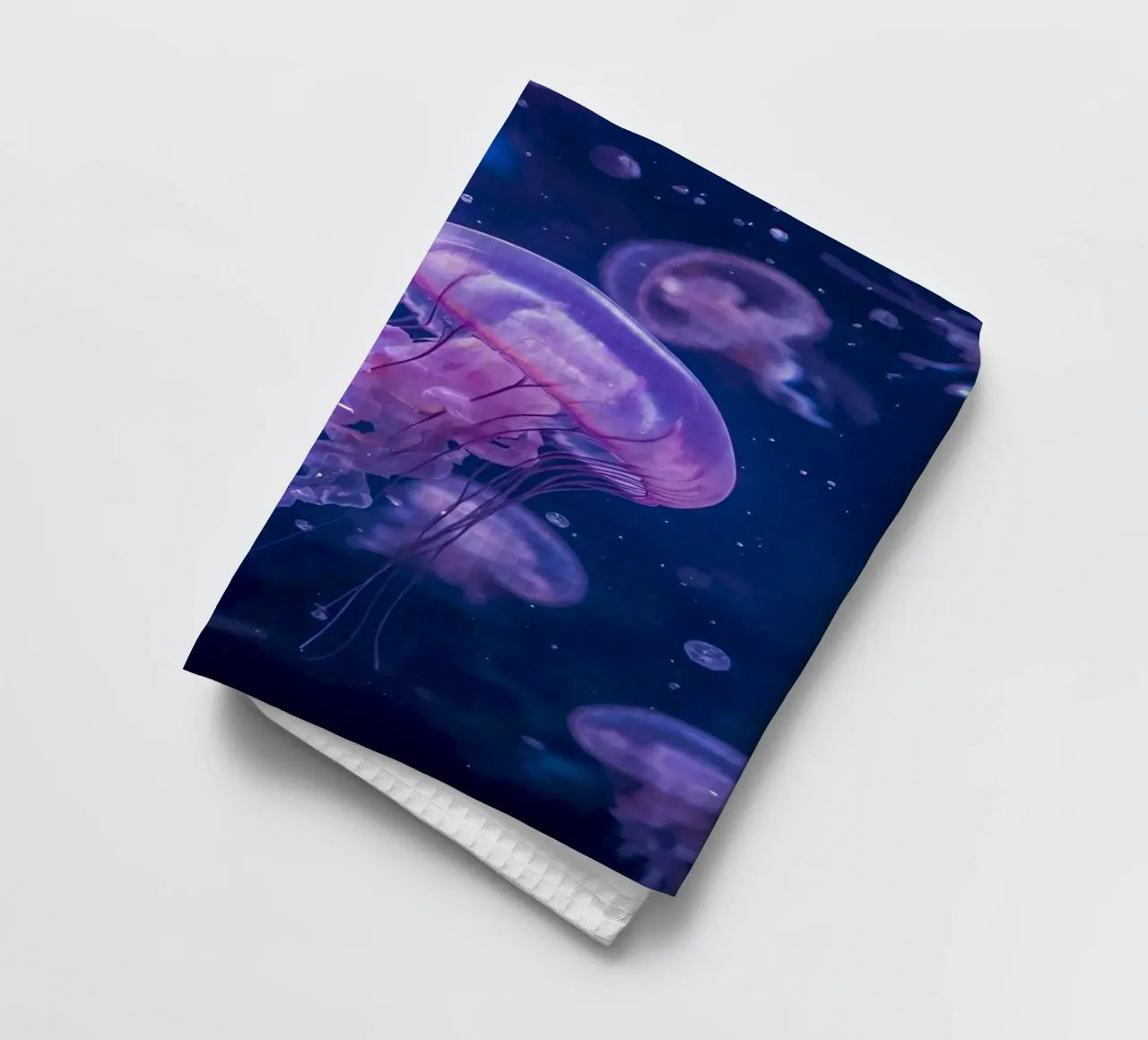 Meduse in acque profonde e blu canovaccio da cucina da DesignDoodle