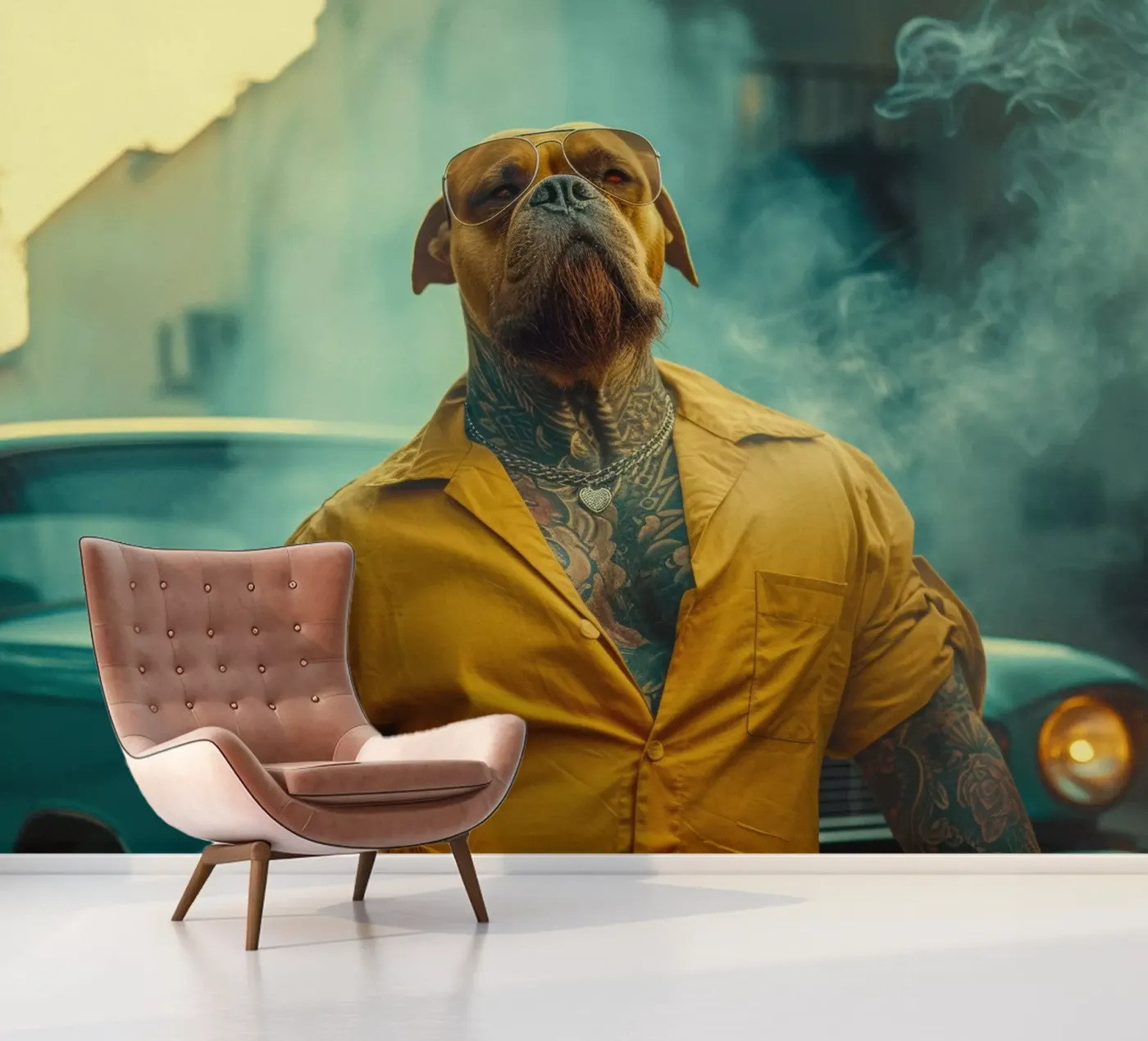 Blade papier peint photo de Affiches Chien Originales – Dogland