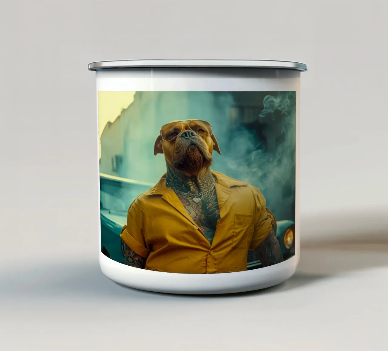 Blade tazza in smalto da Affiches Chien Originales – Dogland