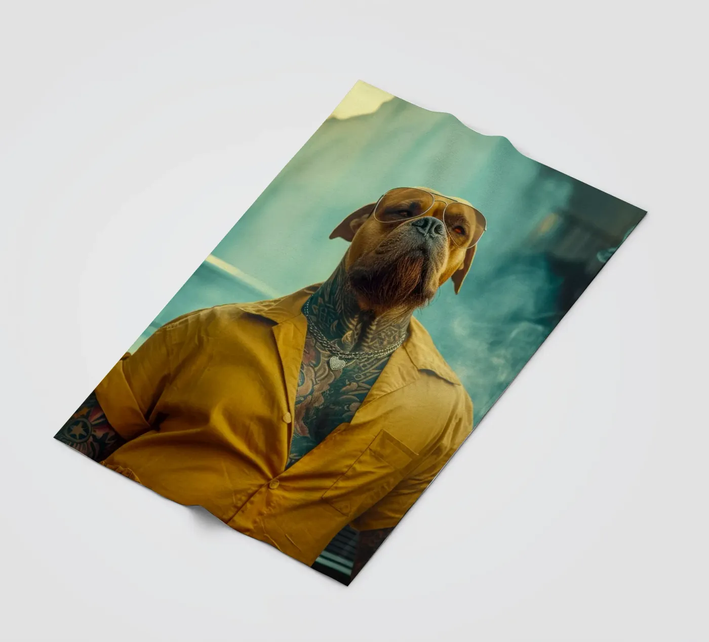 Blade Fleecedecke von Affiches Chien Originales – Dogland