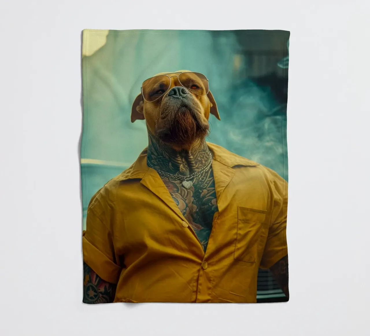 Blade coperta in pile da Affiches Chien Originales – Dogland