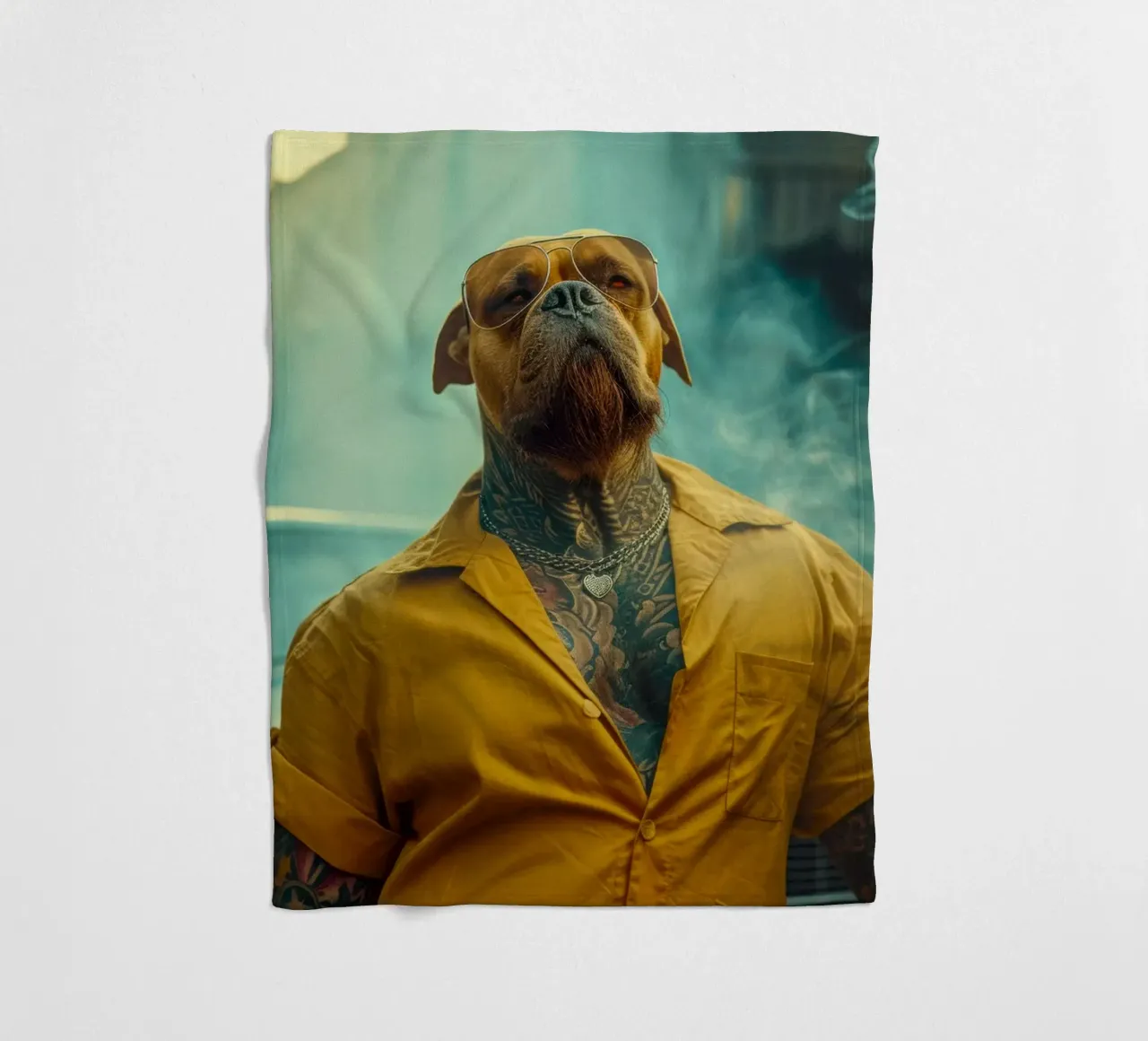 Blade Fleecedecke von Affiches Chien Originales – Dogland