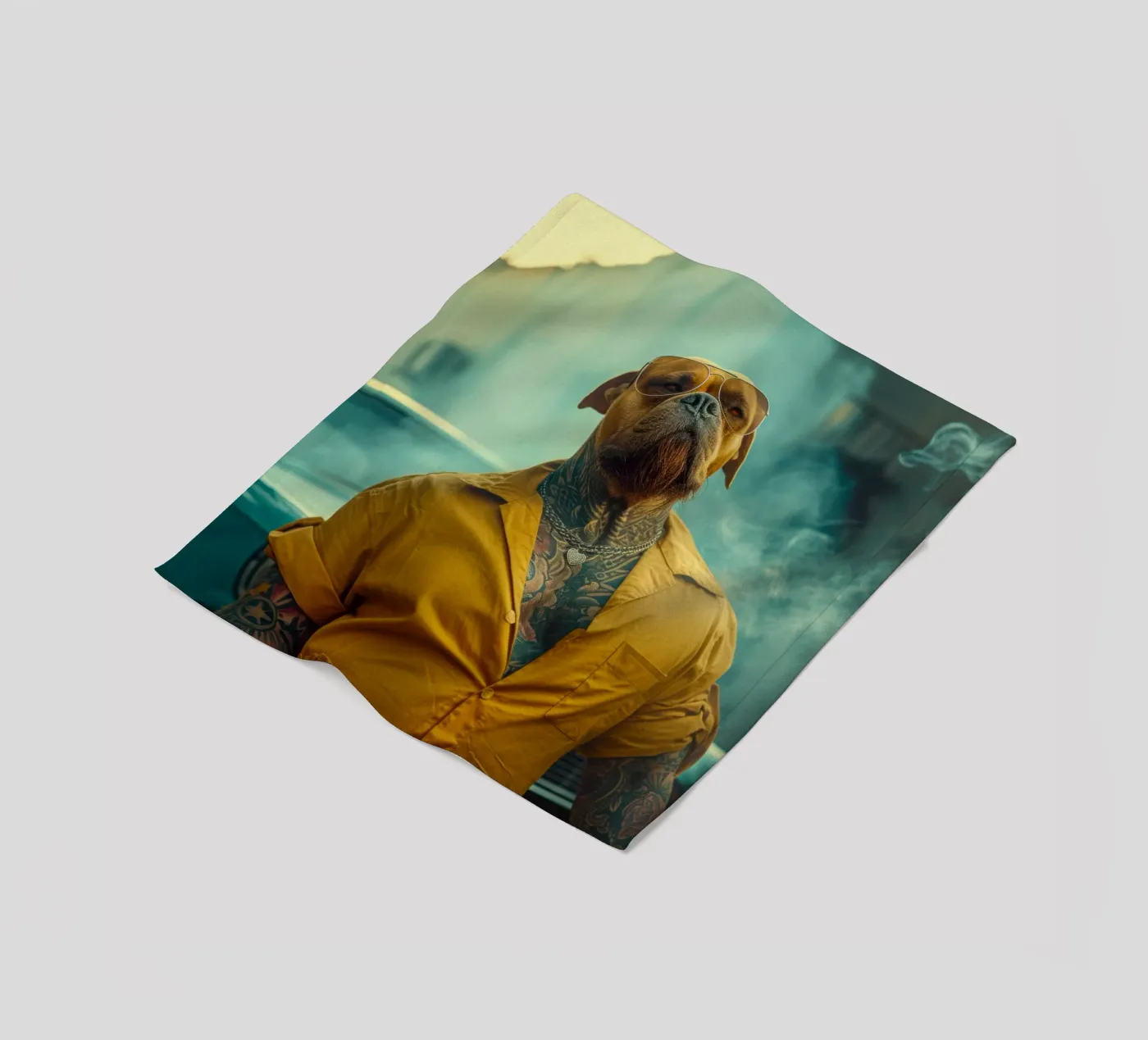 Blade Fleecedecke von Affiches Chien Originales – Dogland