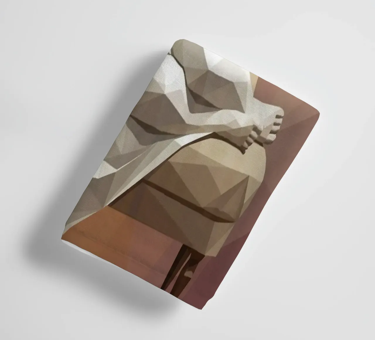 Venere che dorme sul divano Lowpoly asciugamano da bagno da Low Profile