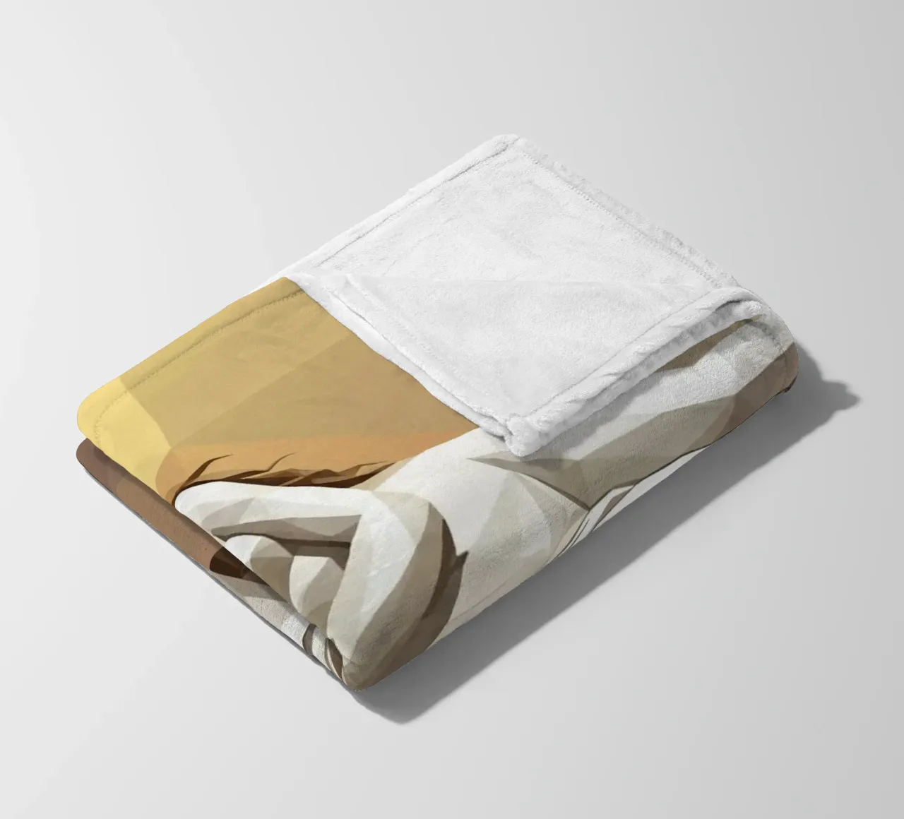 Venere che dorme sul divano Lowpoly coperta in pile da Low Profile