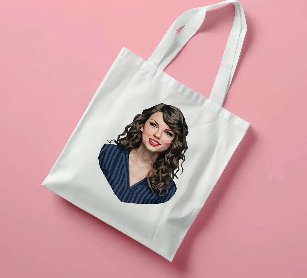 Taylor Swift Low poly borsa in juta da Low Profile