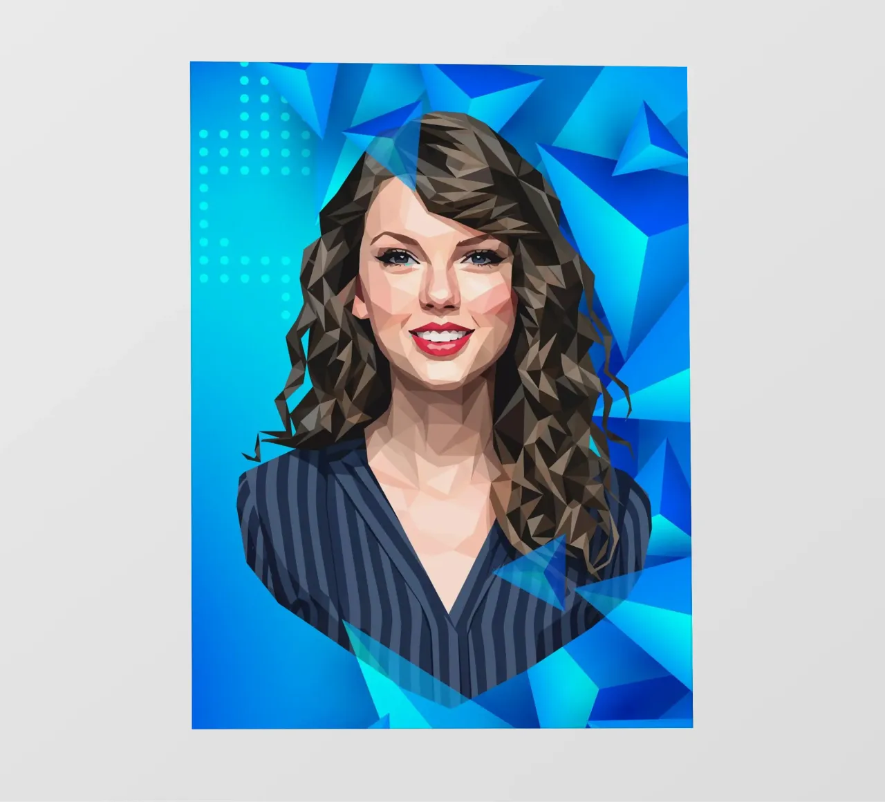 Taylor Swift Low poly pellicola backlit da Low Profile