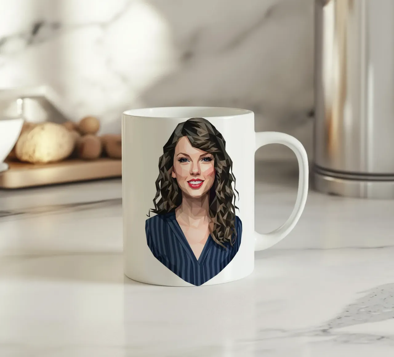 Taylor Swift Low poly tazza in ceramica da Low Profile