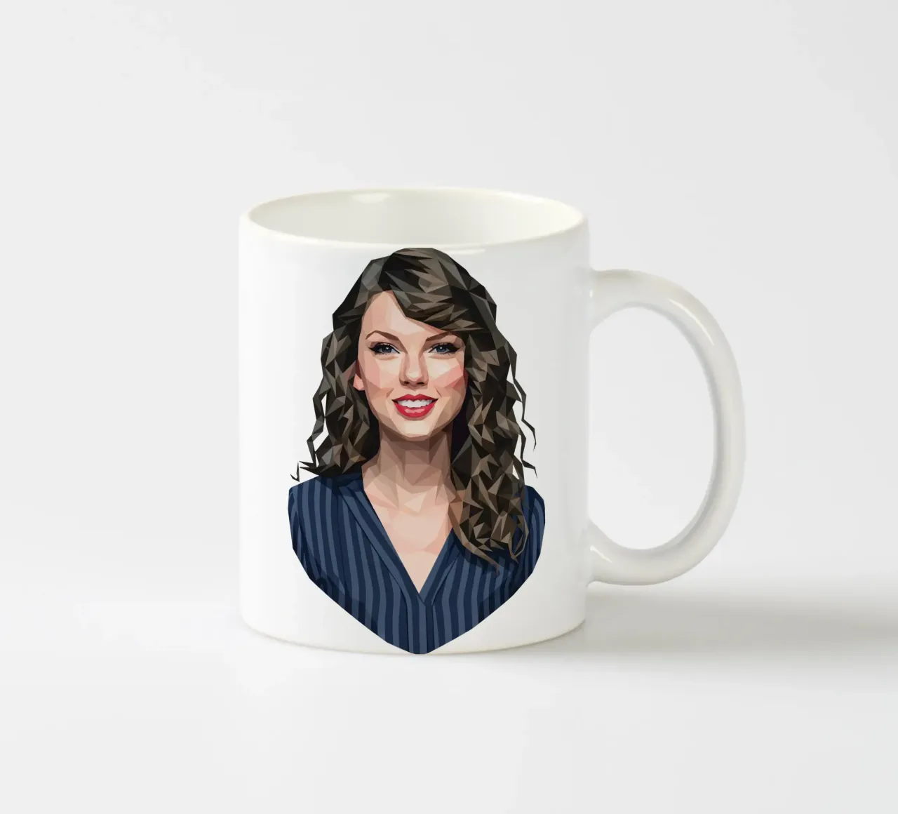 Taylor Swift Low poly tazza in ceramica da Low Profile