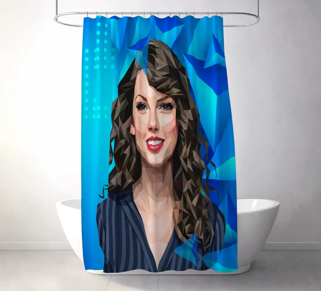 Taylor Swift Low poly tenda da doccia da Low Profile