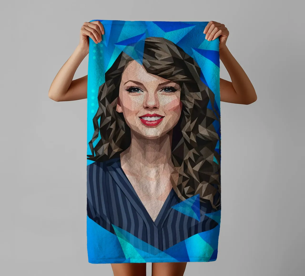Taylor Swift Low poly asciugamano da bagno da Low Profile