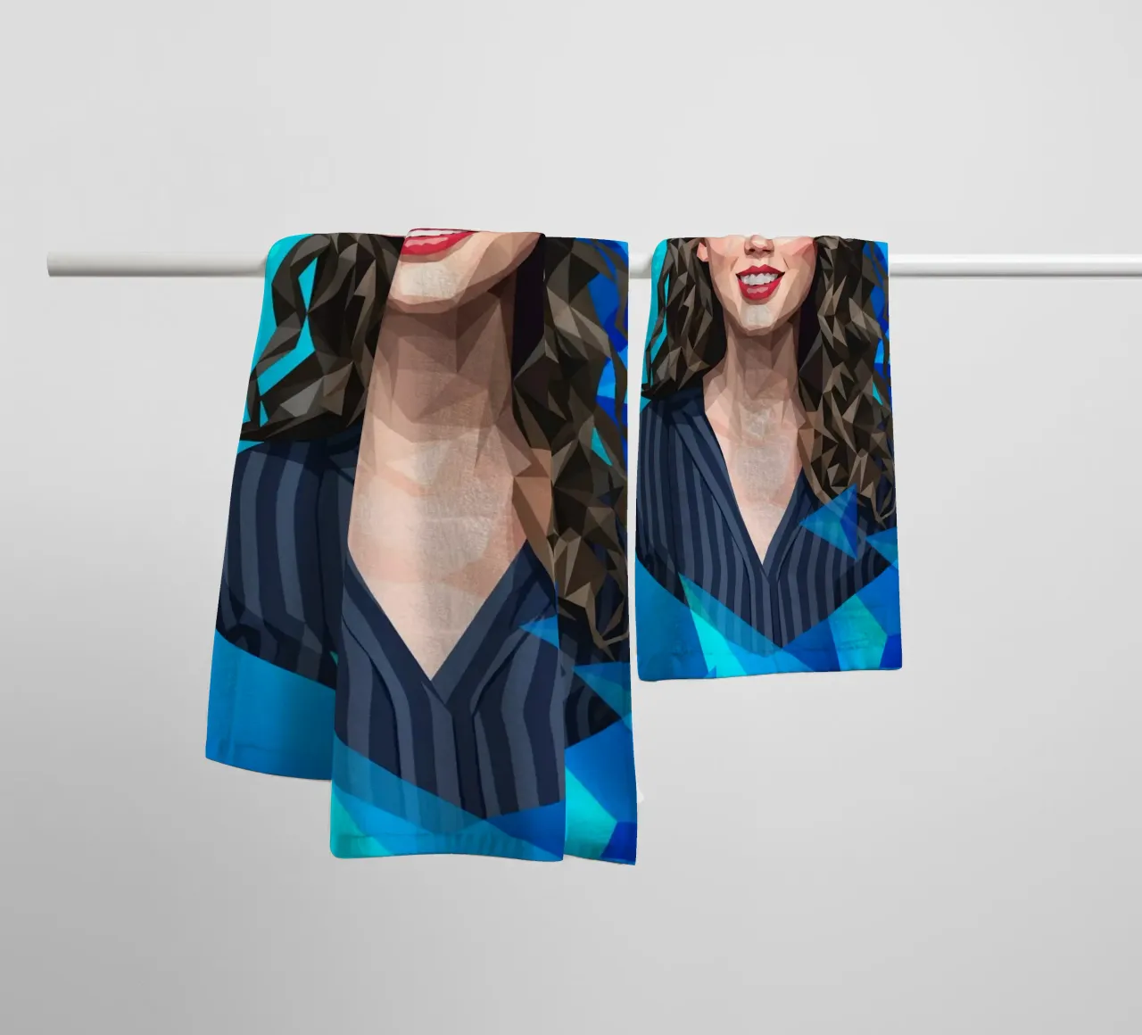 Taylor Swift Low poly asciugamano da bagno da Low Profile