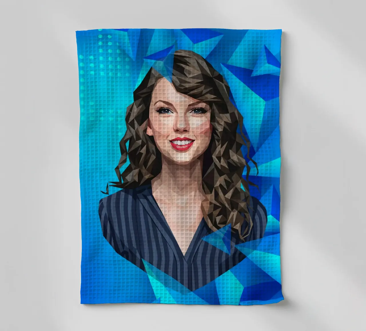 Taylor Swift Low poly canovaccio da cucina da Low Profile