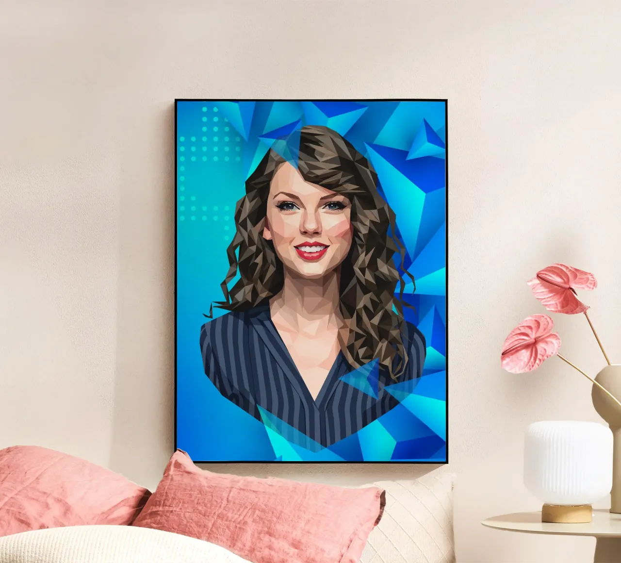 Taylor Swift Low poly plexiglass da Low Profile