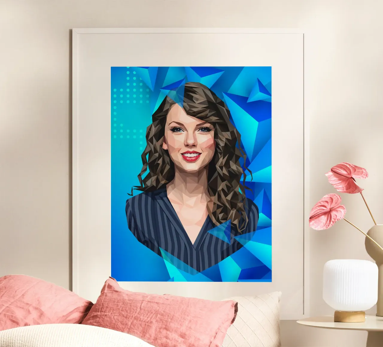Taylor Swift Low poly hahnemühle de Low Profile