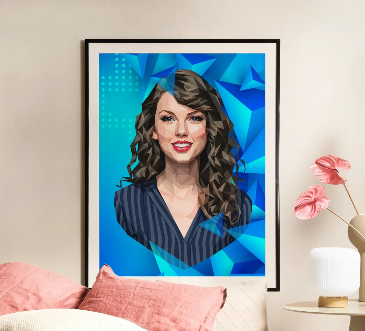 Taylor Swift Low poly hahnemühle de Low Profile
