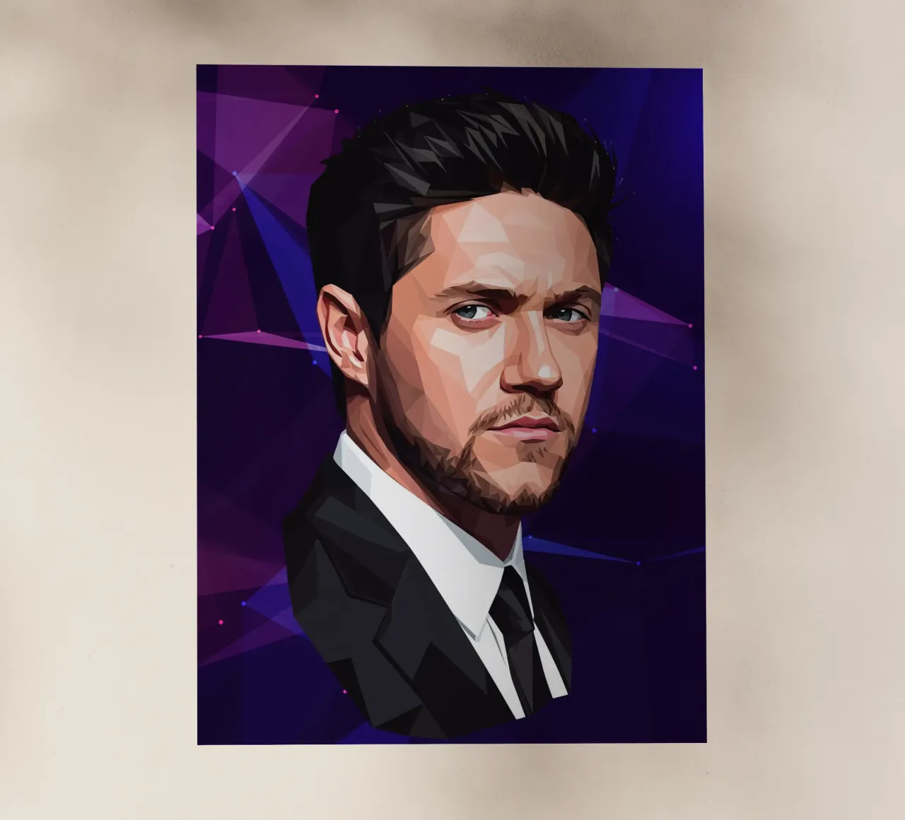 Niall Horan Lowpoly pellicola backlit da Low Profile