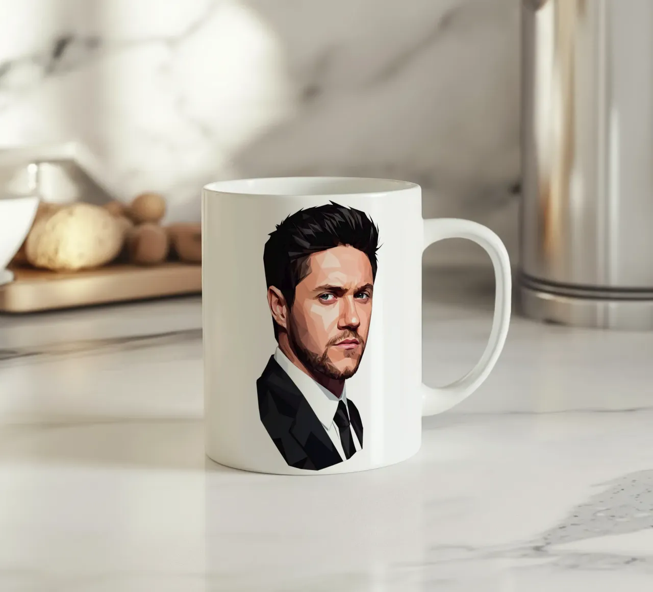 Niall Horan Lowpoly tazza in ceramica da Low Profile