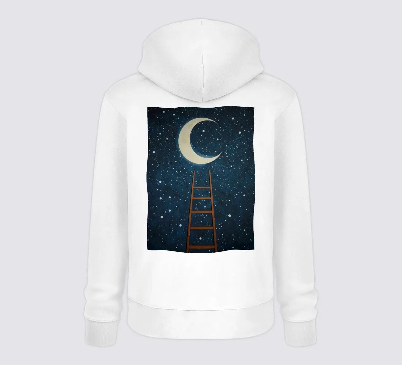Scala per la luna felpa con cappuccio da DesignDoodle