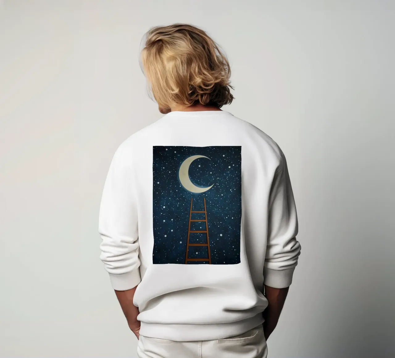 Scala per la luna felpa da DesignDoodle