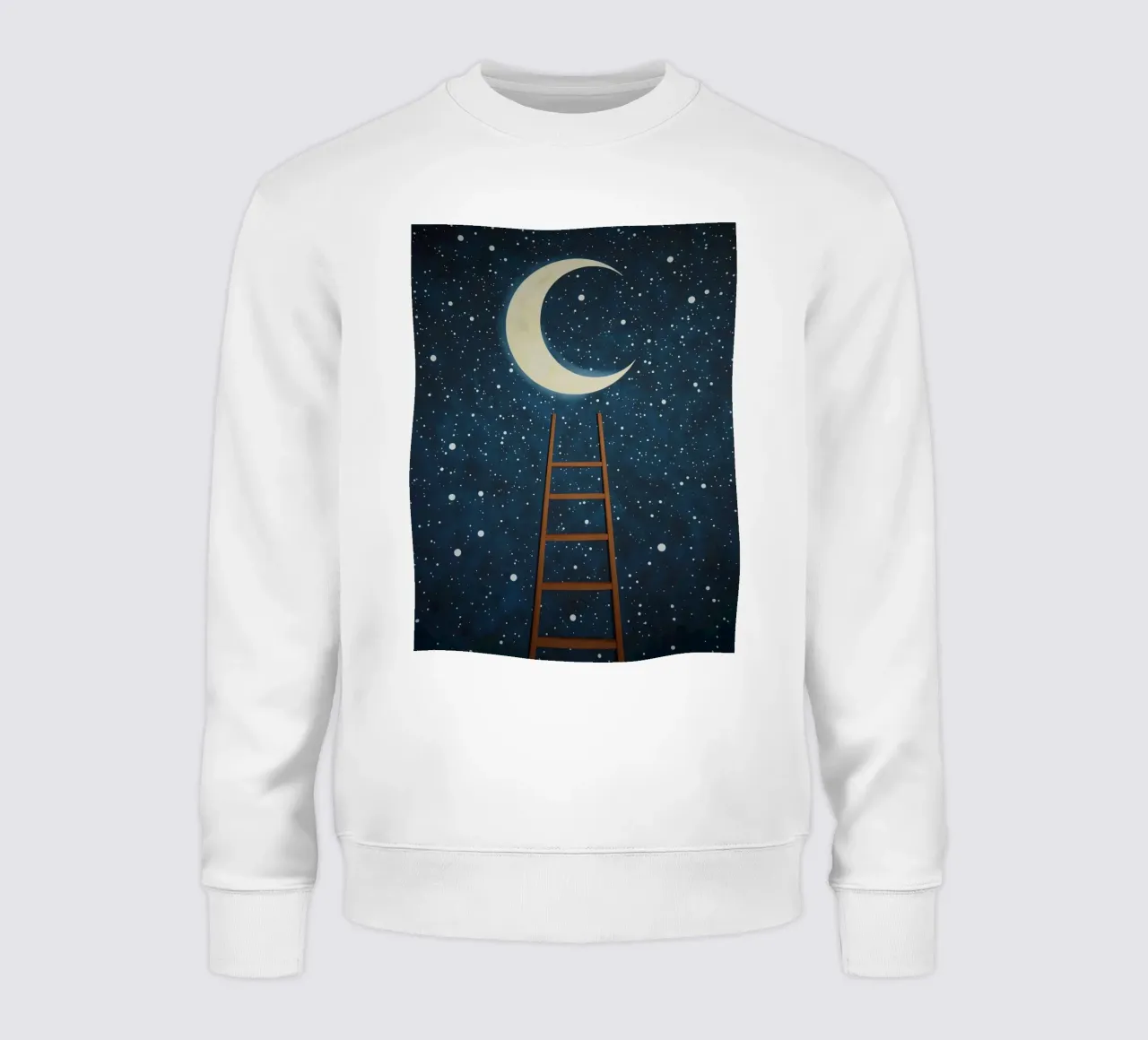 Scala per la luna felpa da DesignDoodle