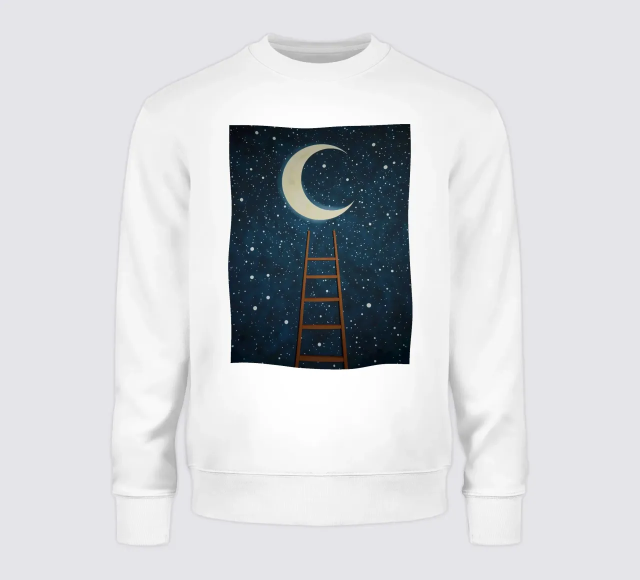 Scala per la luna felpa da DesignDoodle