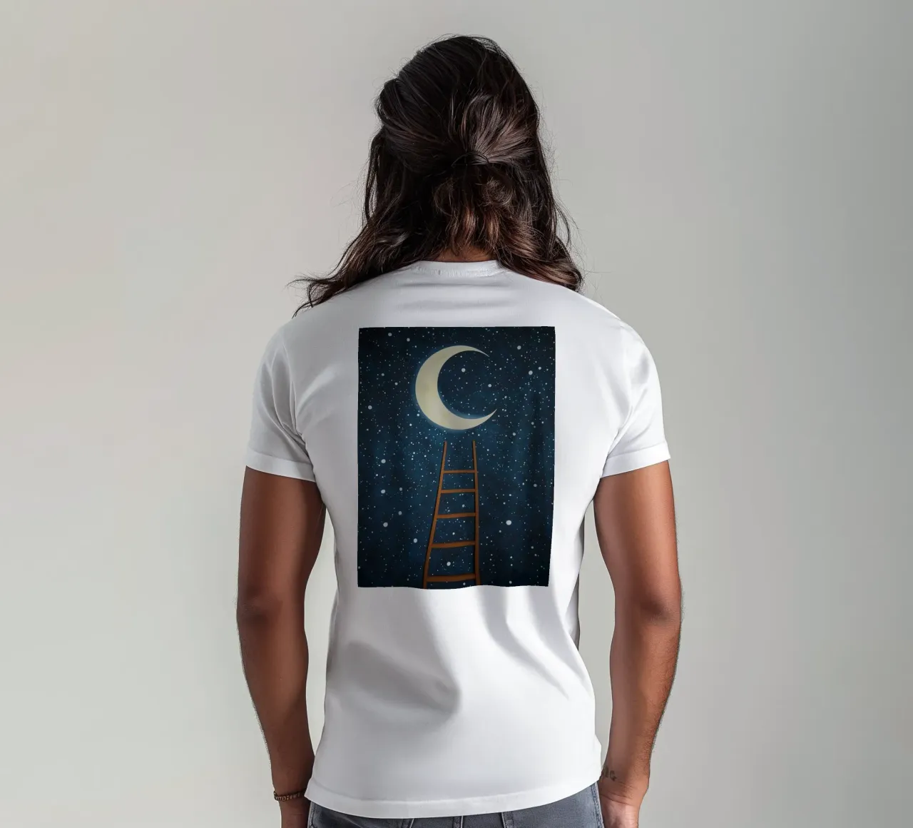 Scala per la luna t-shirt da DesignDoodle