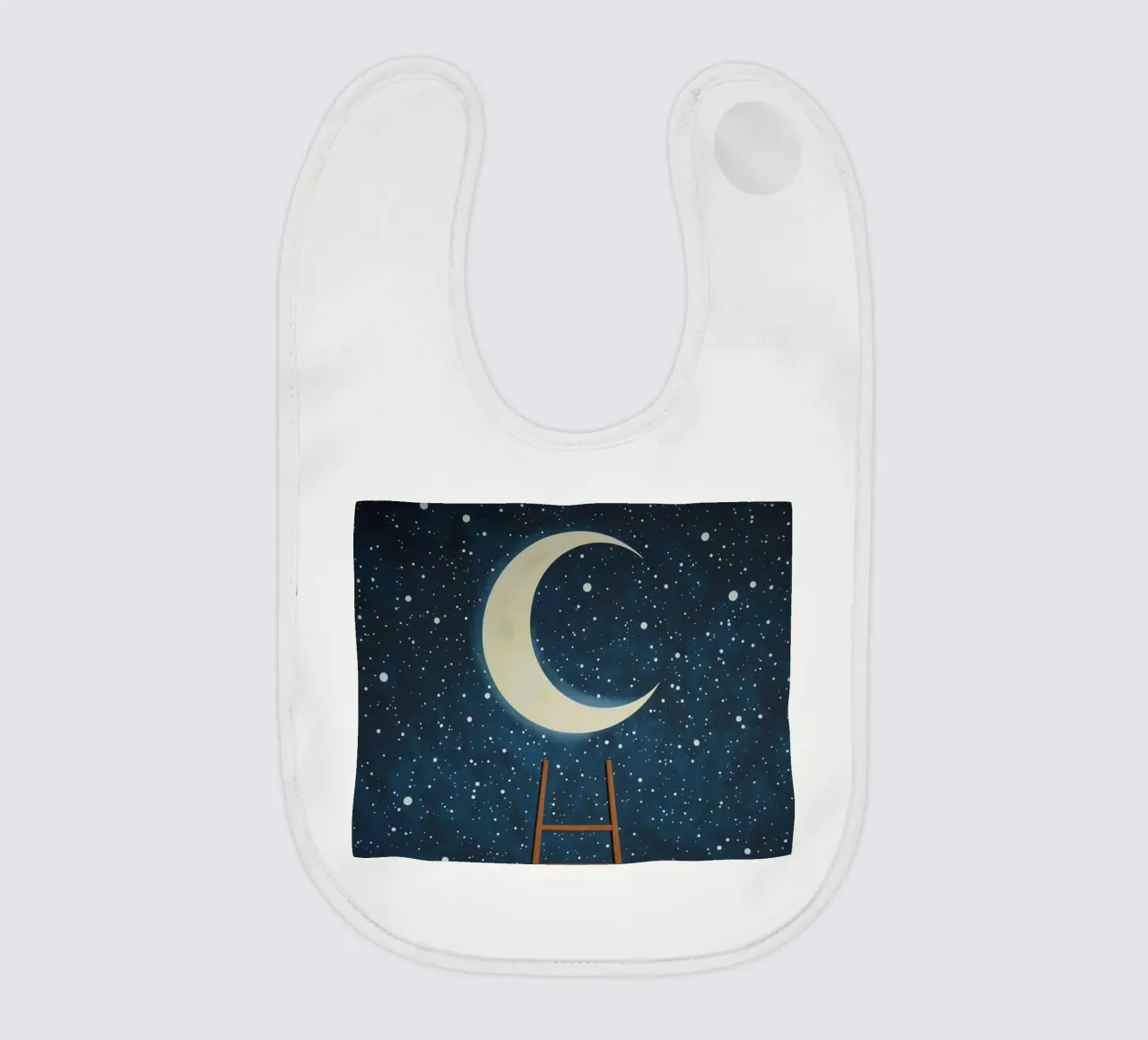 Scala per la luna bavaglino da DesignDoodle