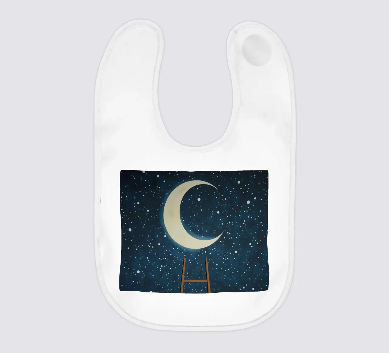 Scala per la luna bavaglino da DesignDoodle