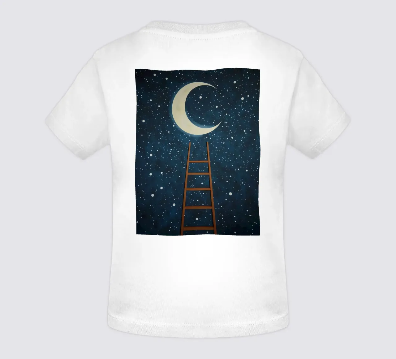Scala per la luna maglietta neonato da DesignDoodle