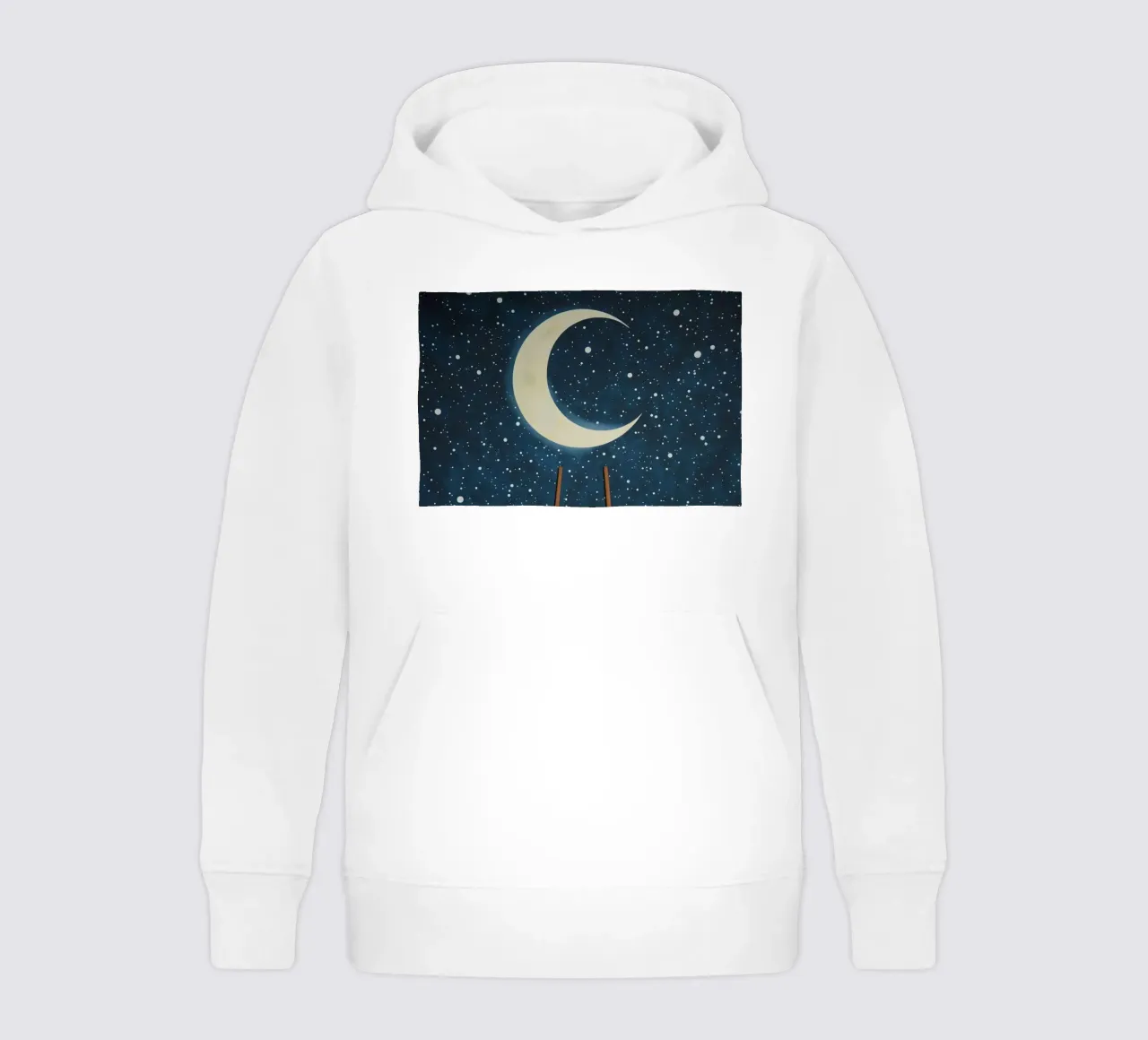 Scala per la luna felpa bambino con cappuccio da DesignDoodle