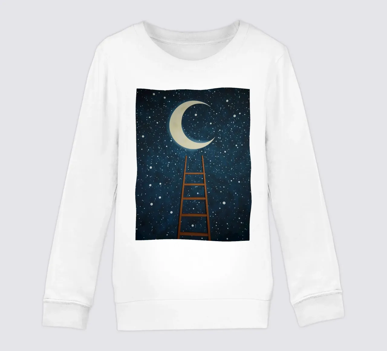 Scala per la luna felpa bambino da DesignDoodle