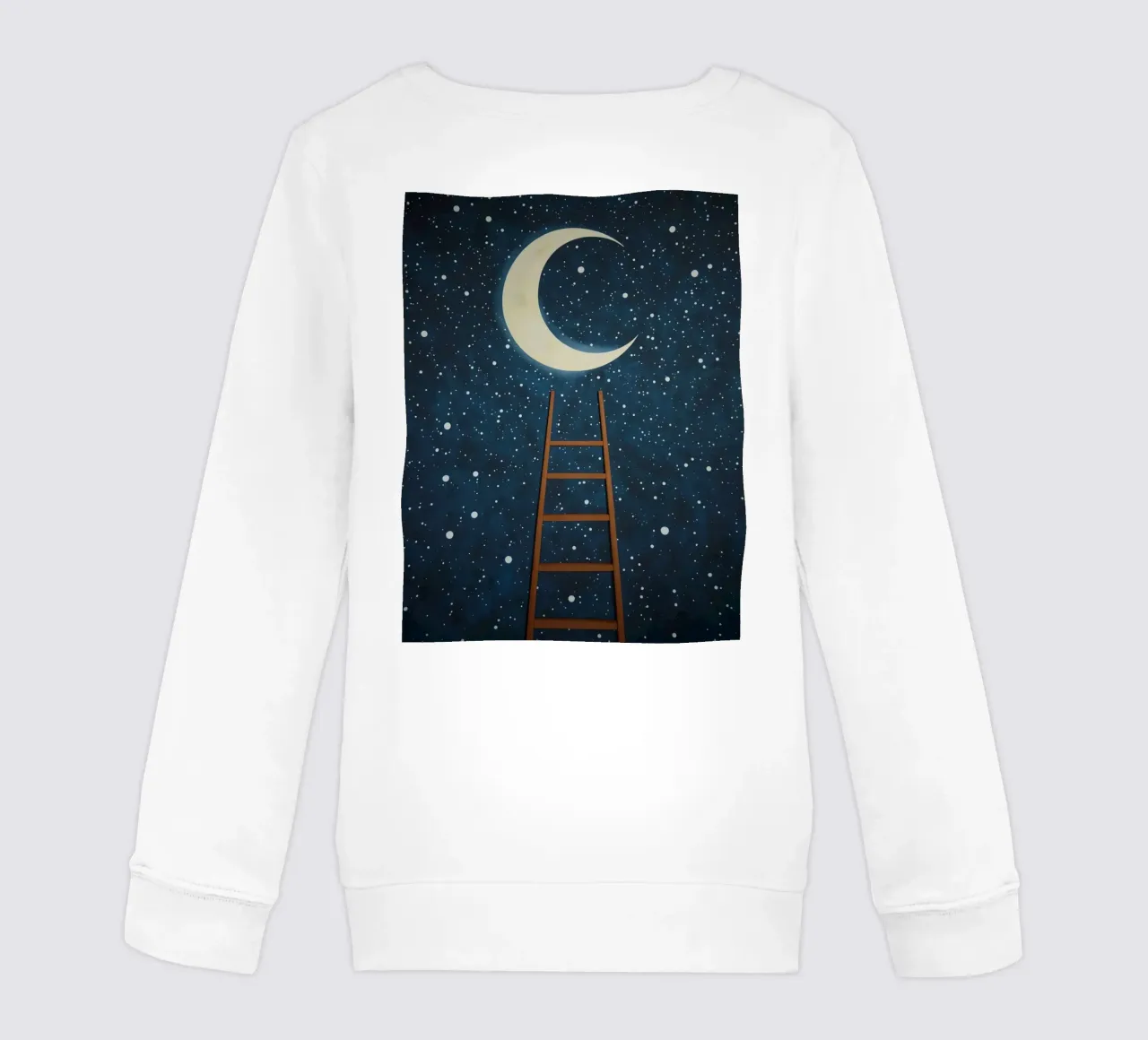 Scala per la luna felpa bambino da DesignDoodle