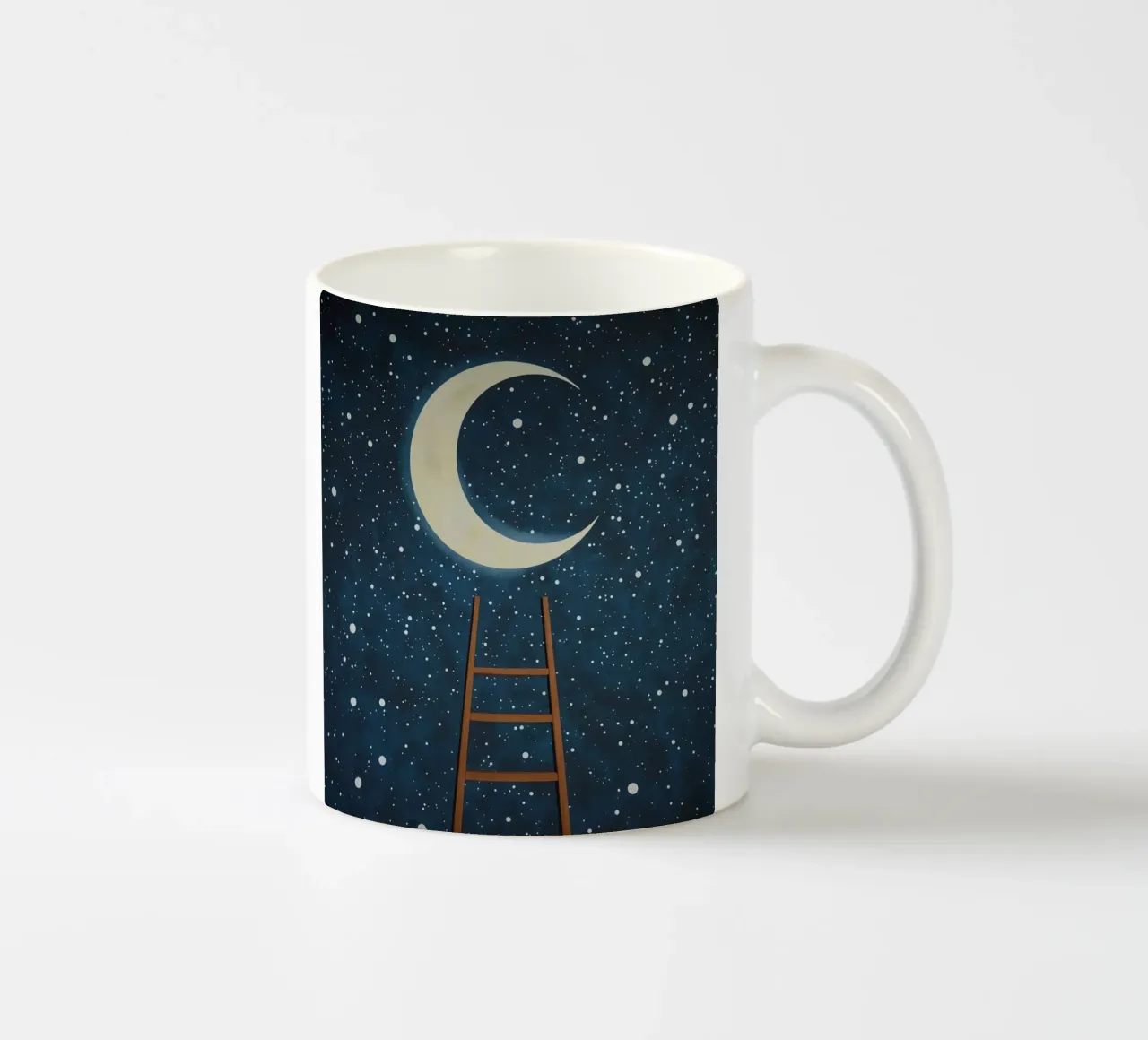 Scala per la luna tazza in ceramica da DesignDoodle