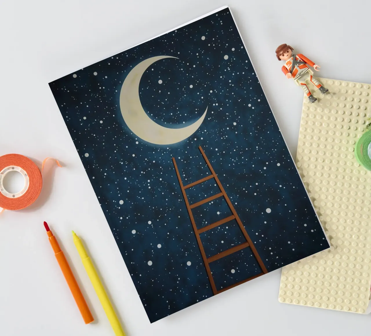 Scala per la luna diario da DesignDoodle